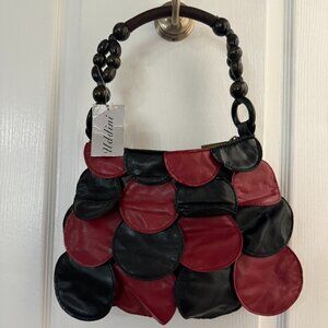 Uddini Black and Red Shoulder Bag NWT